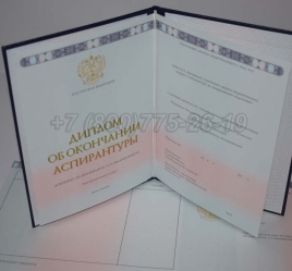 Диплом Аспирантуры 2024г в Омске
